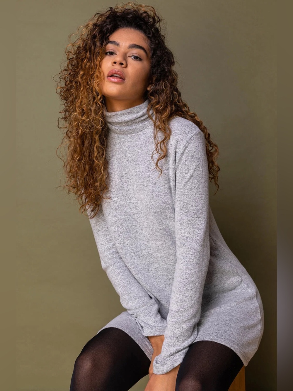 Zara turtleneck dress